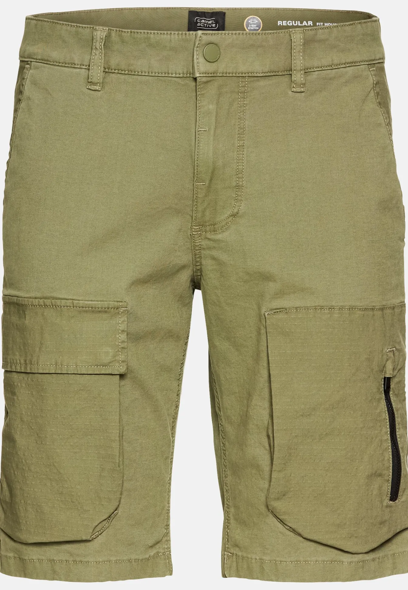 Herren Camel Active Shorts & Bermudas^Cargo Shorts mit Ripstop-Kontrast