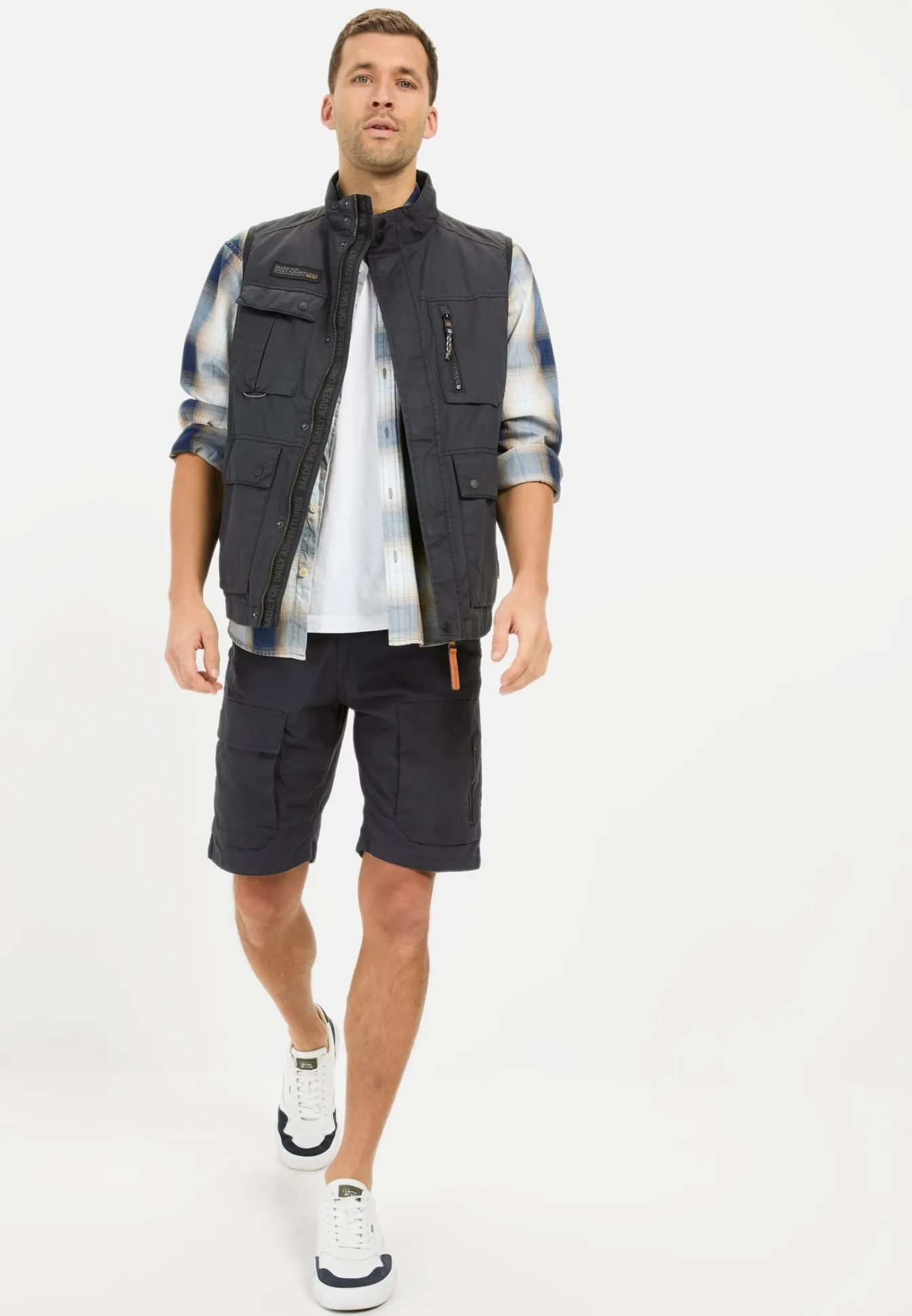 Herren Camel Active Shorts & Bermudas^Cargo Shorts mit Ripstop-Kontrast