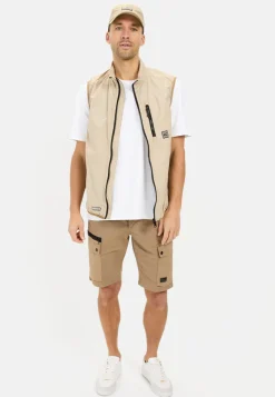 Herren Camel Active Shorts & Bermudas^Cargo-Shorts mit Kordelzug und Stretch