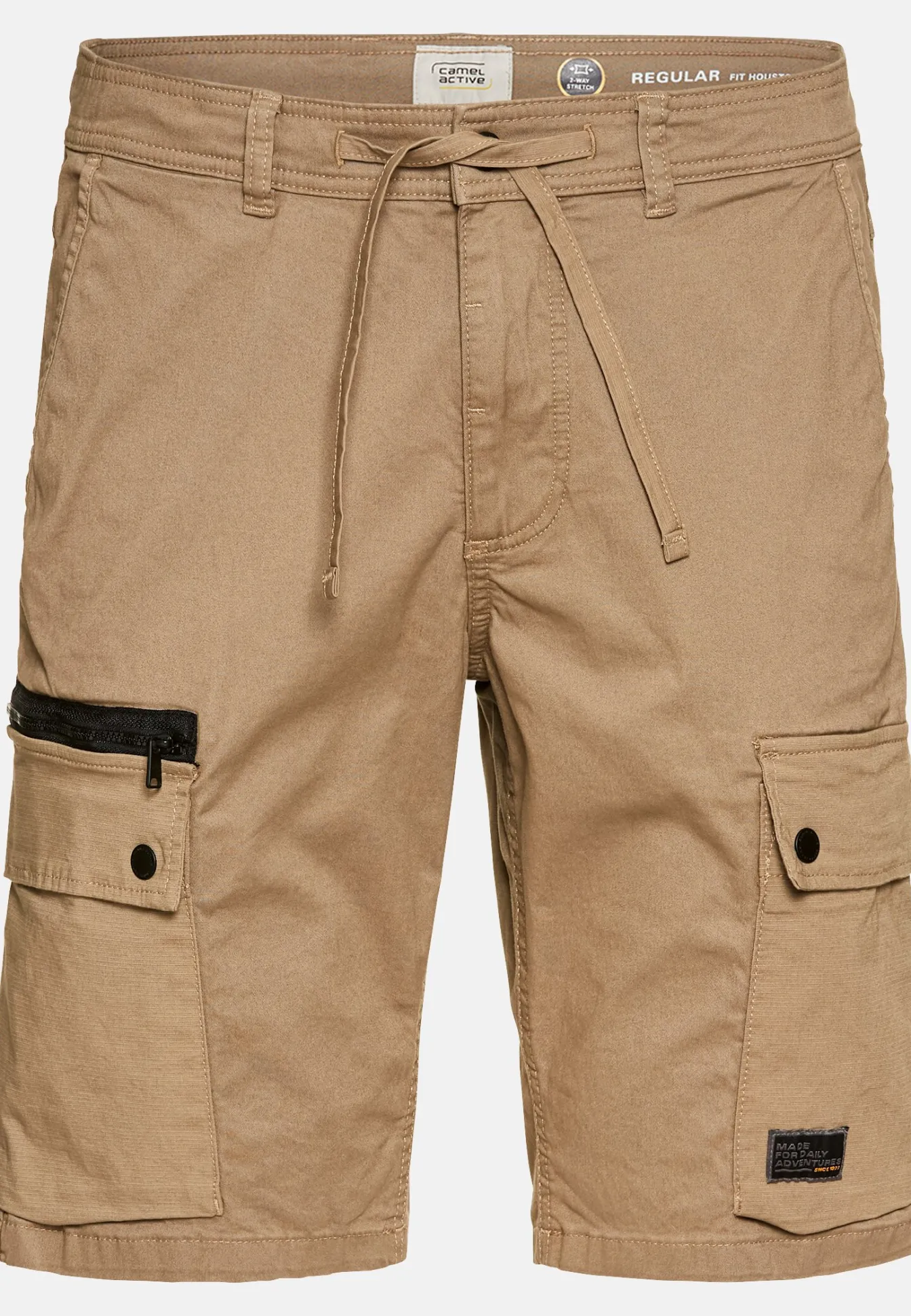 Herren Camel Active Shorts & Bermudas^Cargo-Shorts mit Kordelzug und Stretch