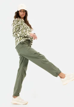 Damen Camel Active Hosen^Casual Pants aus einem Baumwollmix
