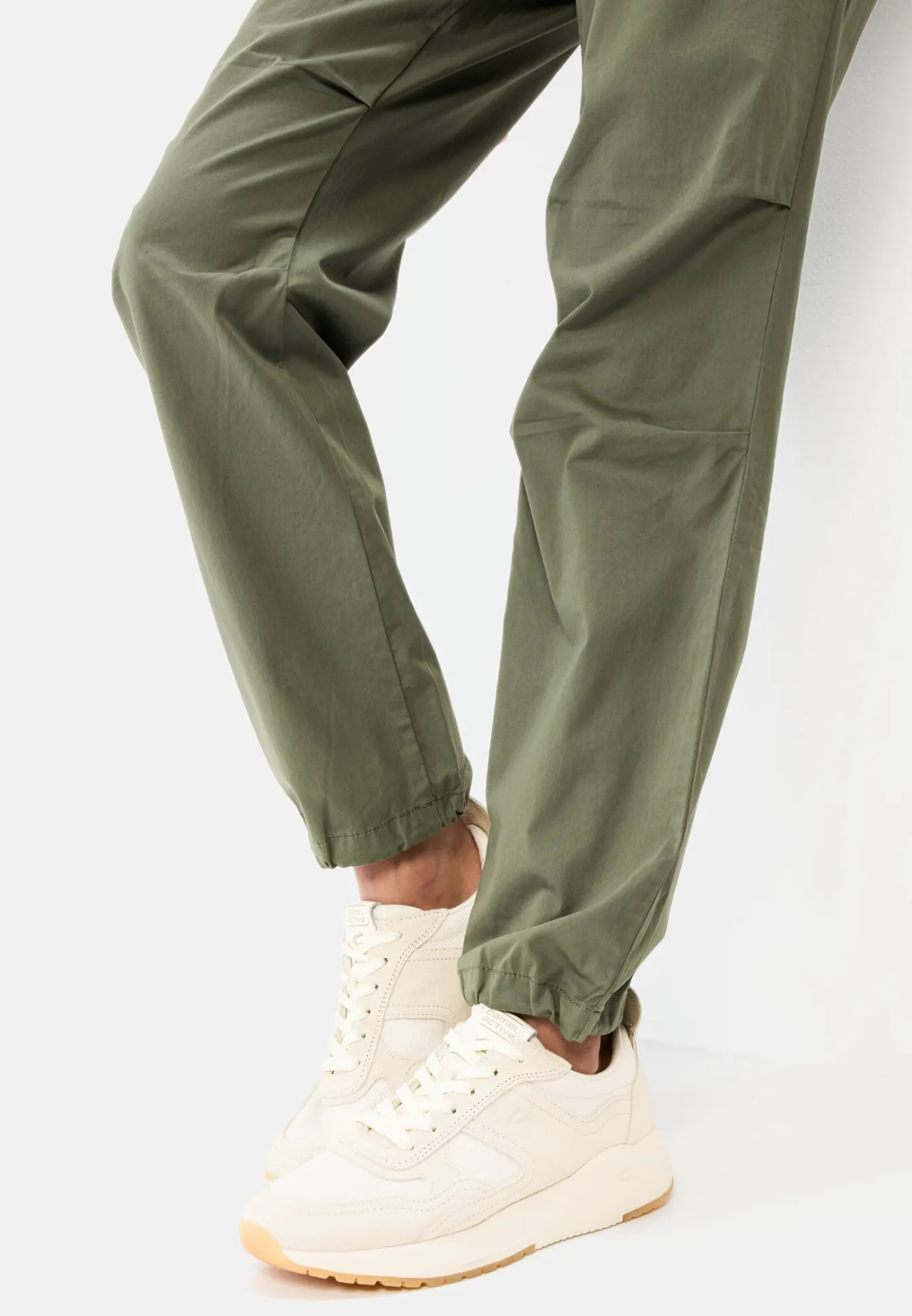 Damen Camel Active Hosen^Casual Pants aus einem Baumwollmix