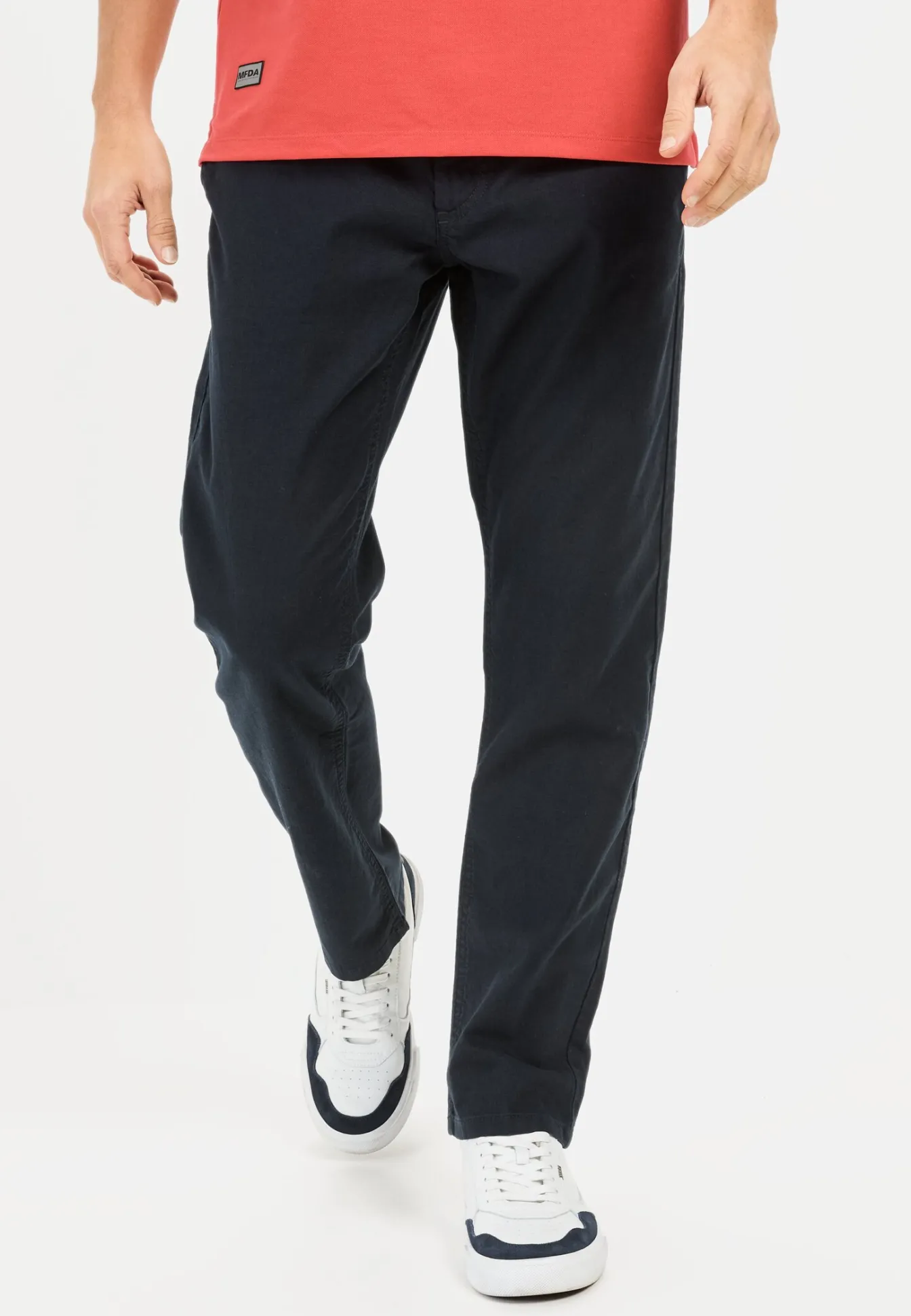 Herren Camel Active Hosen^Chinohose mit Kordelzug aus einem Leinenmix