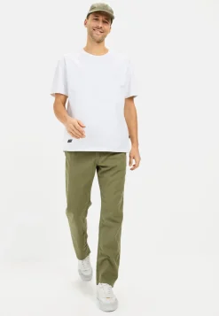 Herren Camel Active Hosen^Chinohose mit Kordelzug aus einem Leinenmix