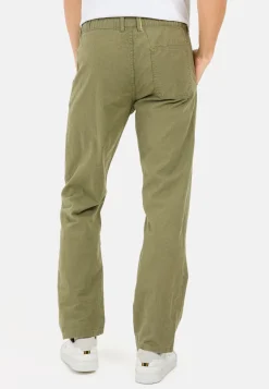 Herren Camel Active Hosen^Chinohose mit Kordelzug aus einem Leinenmix