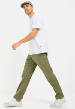 Herren Camel Active Hosen^Chinohose mit Kordelzug aus einem Leinenmix
