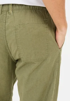 Herren Camel Active Hosen^Chinohose mit Kordelzug aus einem Leinenmix