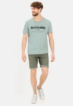 Herren Camel Active Shorts & Bermudas^Colour Denim Shorts Slim Fit