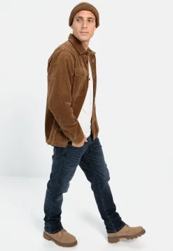 Herren Camel Active Overshirts^Cord Overshirt aus reiner Baumwolle
