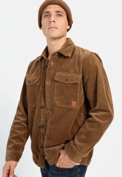Herren Camel Active Overshirts^Cord Overshirt aus reiner Baumwolle