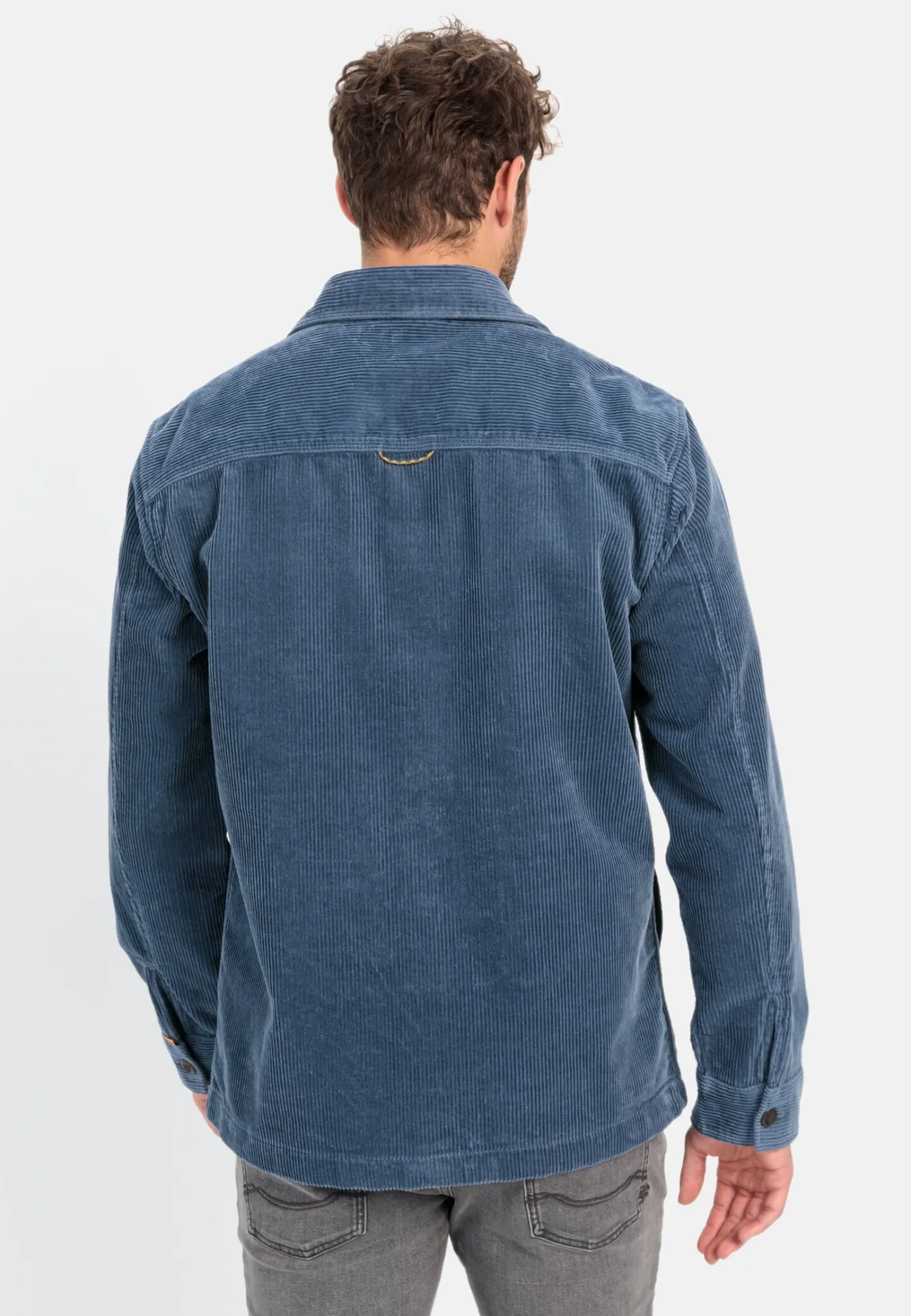 Herren Camel Active Overshirts^Cord Overshirt aus reiner Baumwolle
