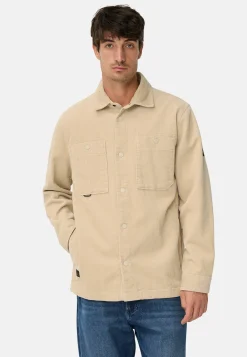 Herren Camel Active Overshirts^Cord Overshirt mit Druckknöpfen