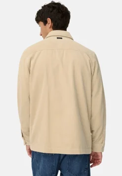 Herren Camel Active Overshirts^Cord Overshirt mit Druckknöpfen