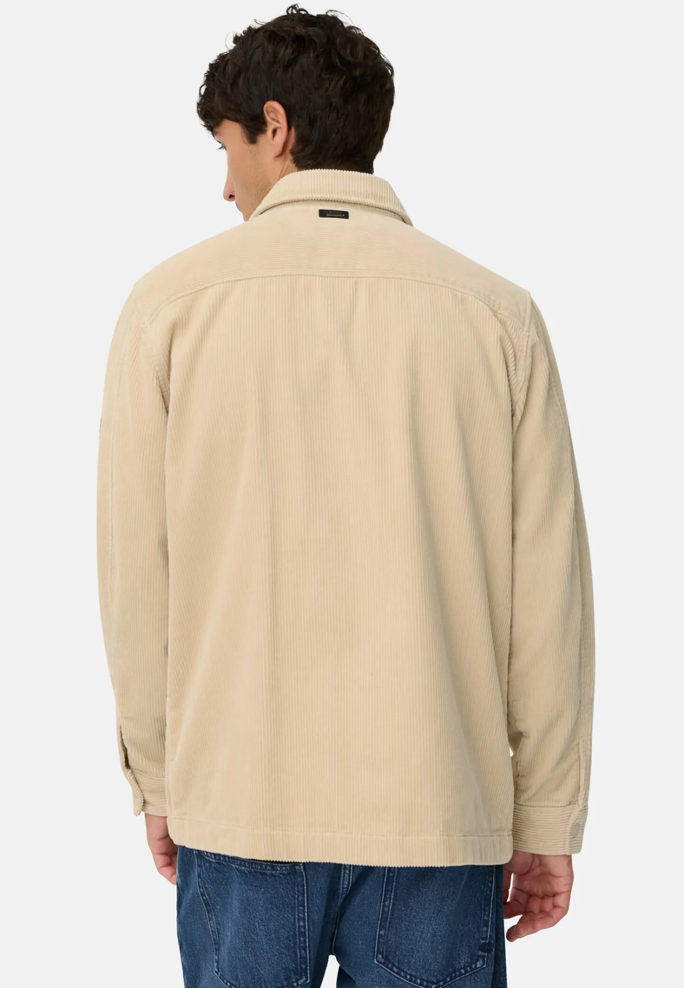 Herren Camel Active Overshirts^Cord Overshirt mit Druckknöpfen