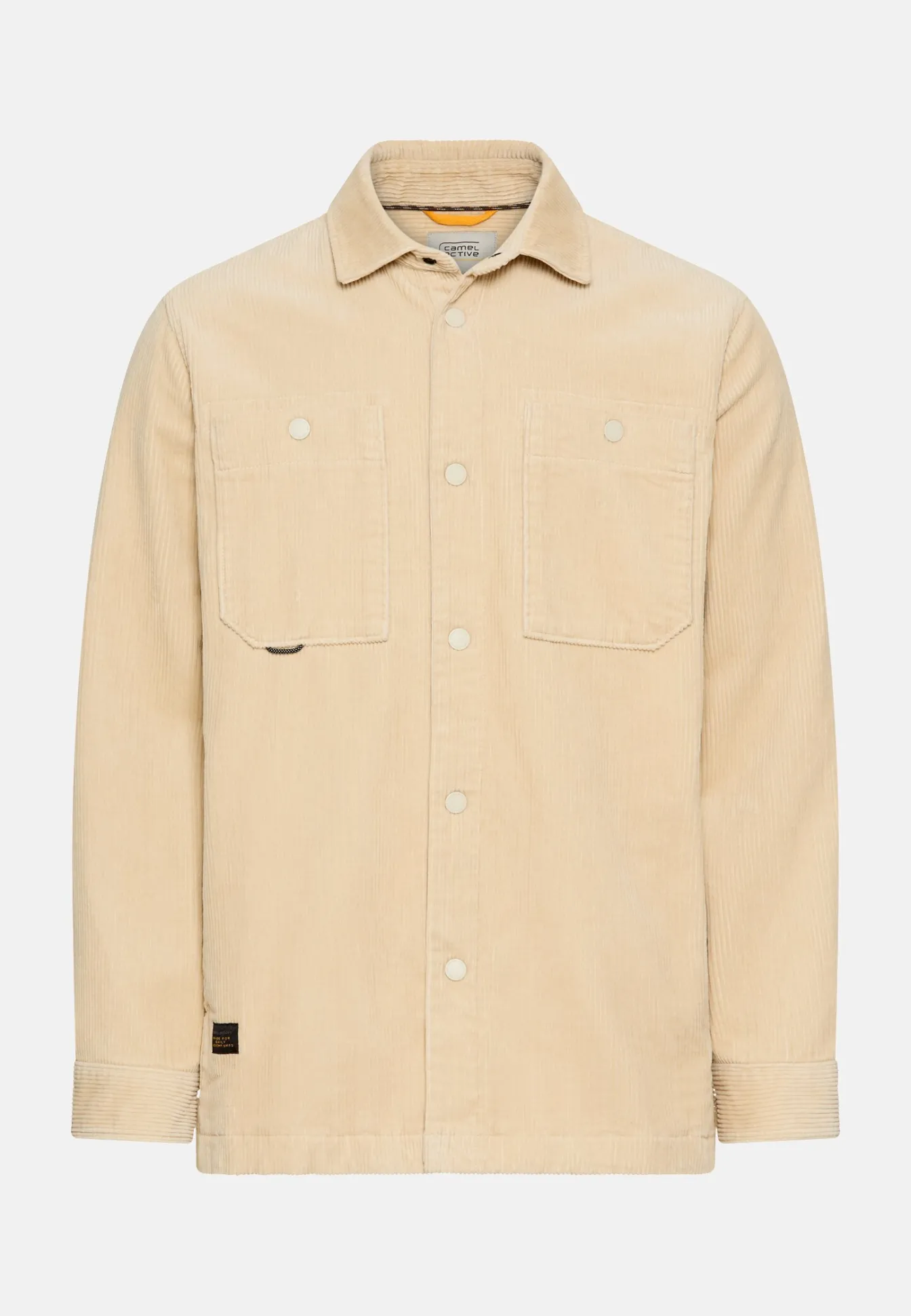 Herren Camel Active Overshirts^Cord Overshirt mit Druckknöpfen