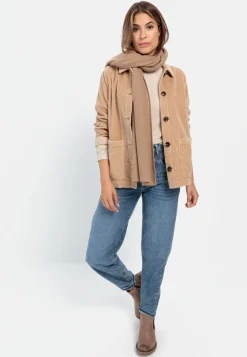 Damen Camel Active Jacken & Westen^Cordjacke aus reiner Baumwolle