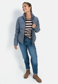 Damen Camel Active Jacken & Westen^Cropped Pufferjacke aus recyceltem Polyester