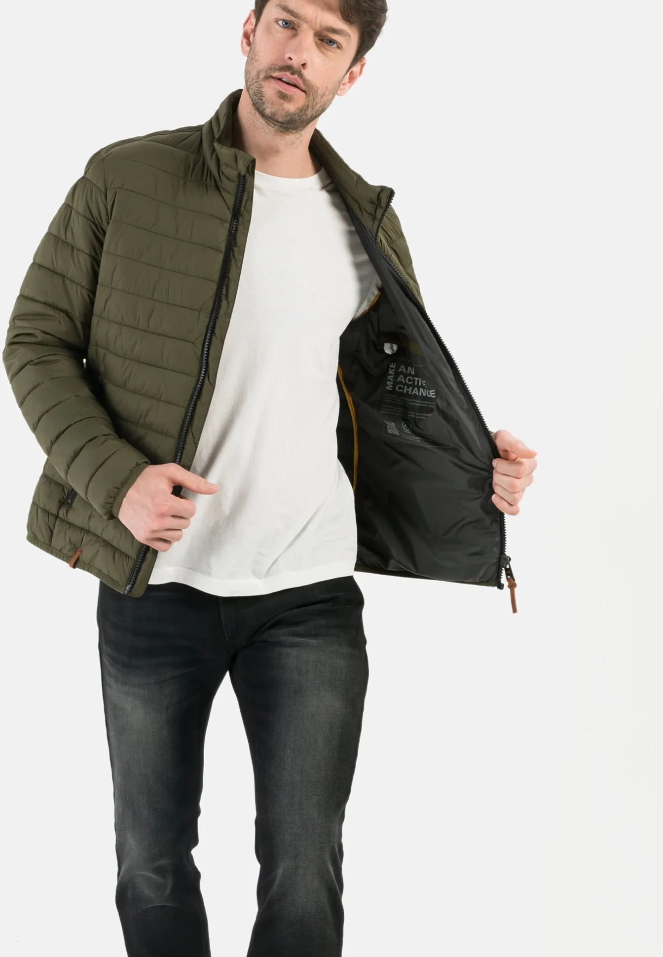 Herren Camel Active Jacken & Westen^Downfree Steppjacke aus recyceltem Polyester