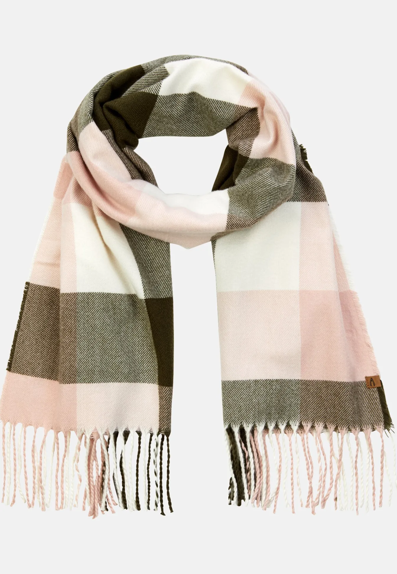 Damen Camel Active Schals & Tücher^Feiner Webschal mit kariertem Muster