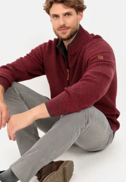 Herren Camel Active Pullover & Cardigan^Feinstrick Troyer aus Baumwollmix