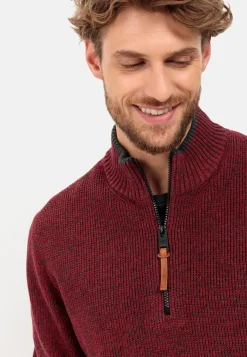 Herren Camel Active Pullover & Cardigan^Feinstrick Troyer aus Baumwollmix