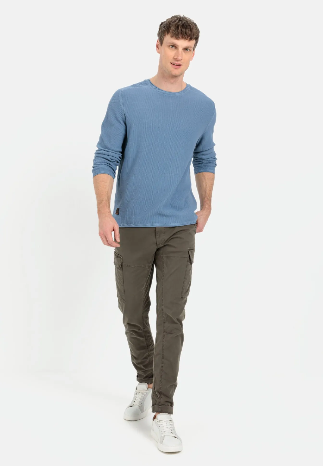 Herren Camel Active Pullover & Cardigan^Feinstrickpullover aus organic Cotton