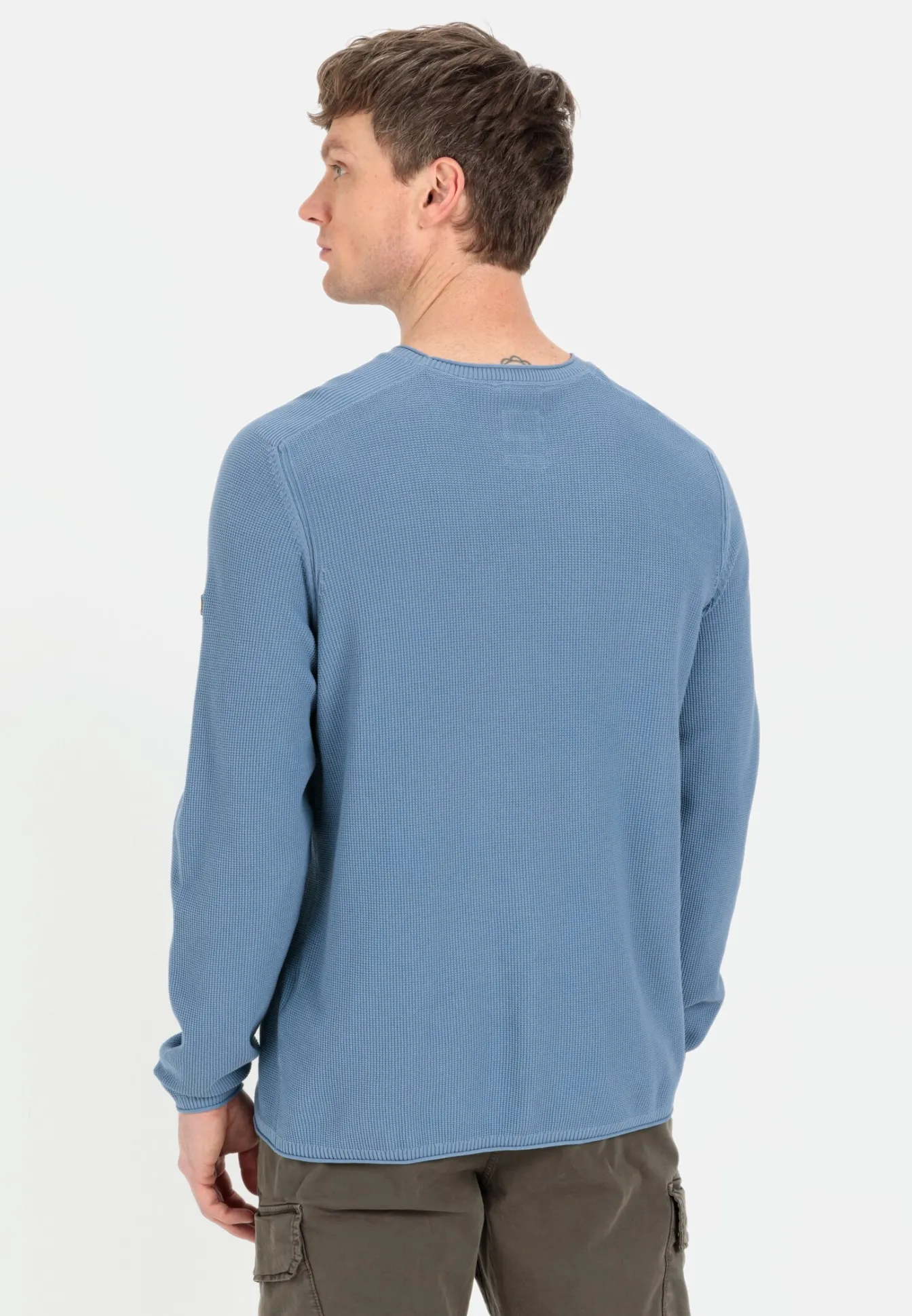 Herren Camel Active Pullover & Cardigan^Feinstrickpullover aus organic Cotton