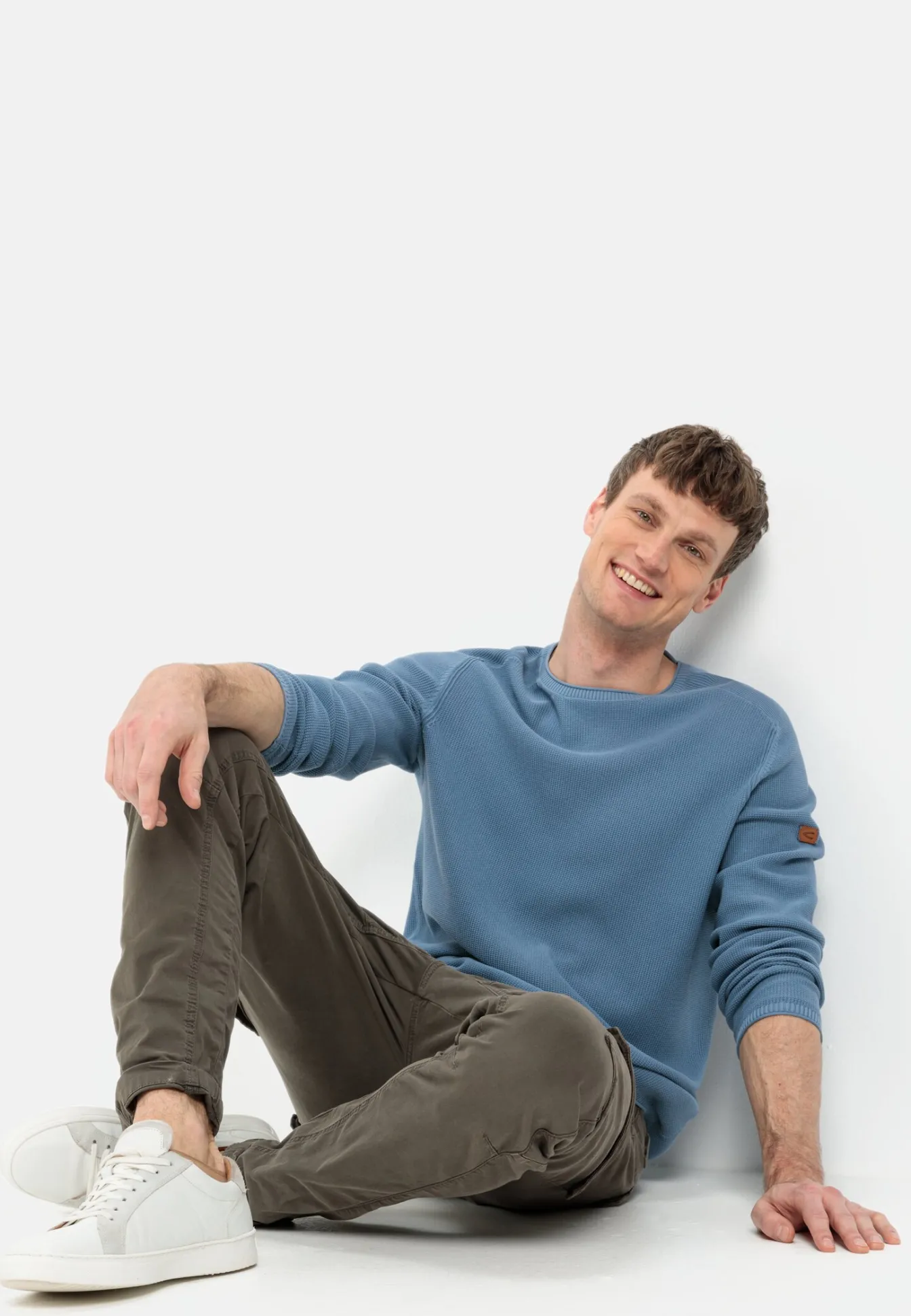 Herren Camel Active Pullover & Cardigan^Feinstrickpullover aus organic Cotton