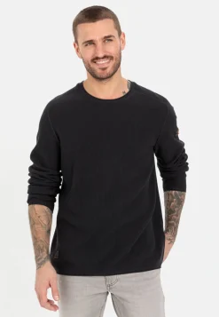 Herren Camel Active Pullover & Cardigan^Feinstrickpullover aus organic Cotton