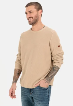 Herren Camel Active Pullover & Cardigan^Feinstrickpullover aus organic Cotton