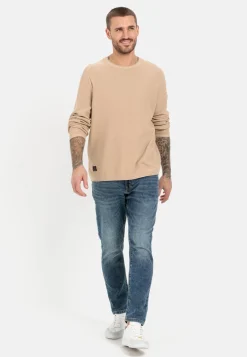 Herren Camel Active Pullover & Cardigan^Feinstrickpullover aus organic Cotton