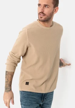 Herren Camel Active Pullover & Cardigan^Feinstrickpullover aus organic Cotton