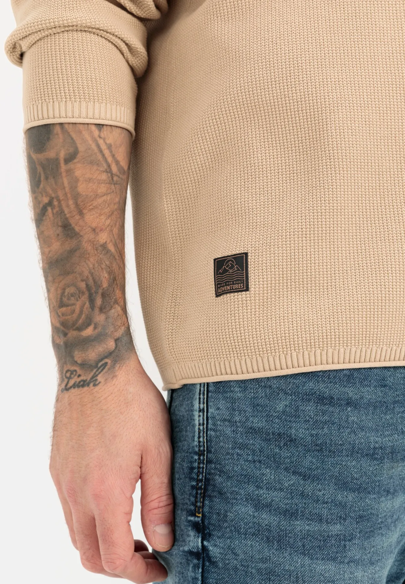 Herren Camel Active Pullover & Cardigan^Feinstrickpullover aus organic Cotton
