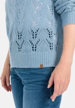 Damen Camel Active Pullover & Cardigans^Feinstrickpullover mit V-Ausschnitt