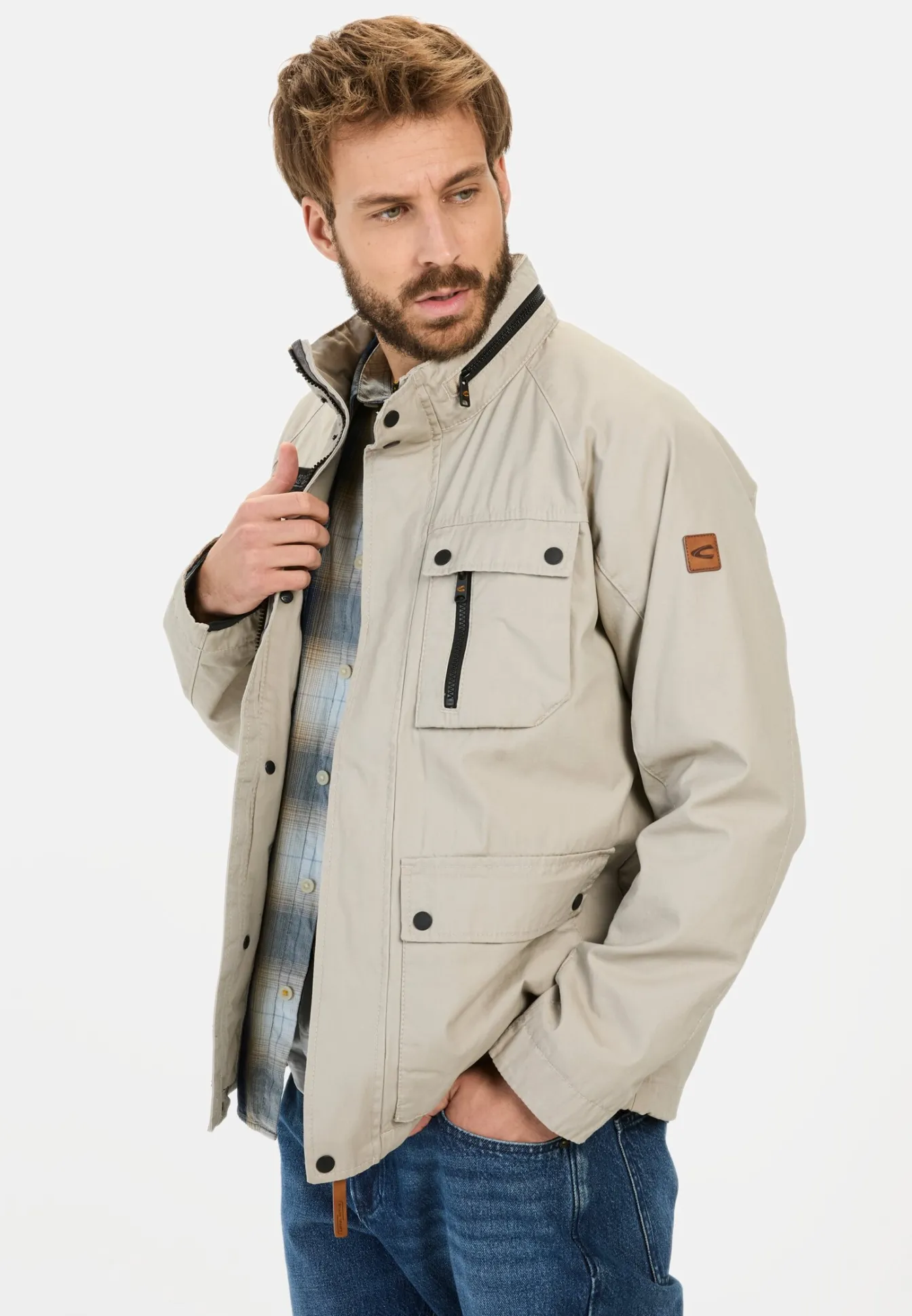 Herren Camel Active Jacken & Westen^Fieldjacket aus reiner Baumwolle