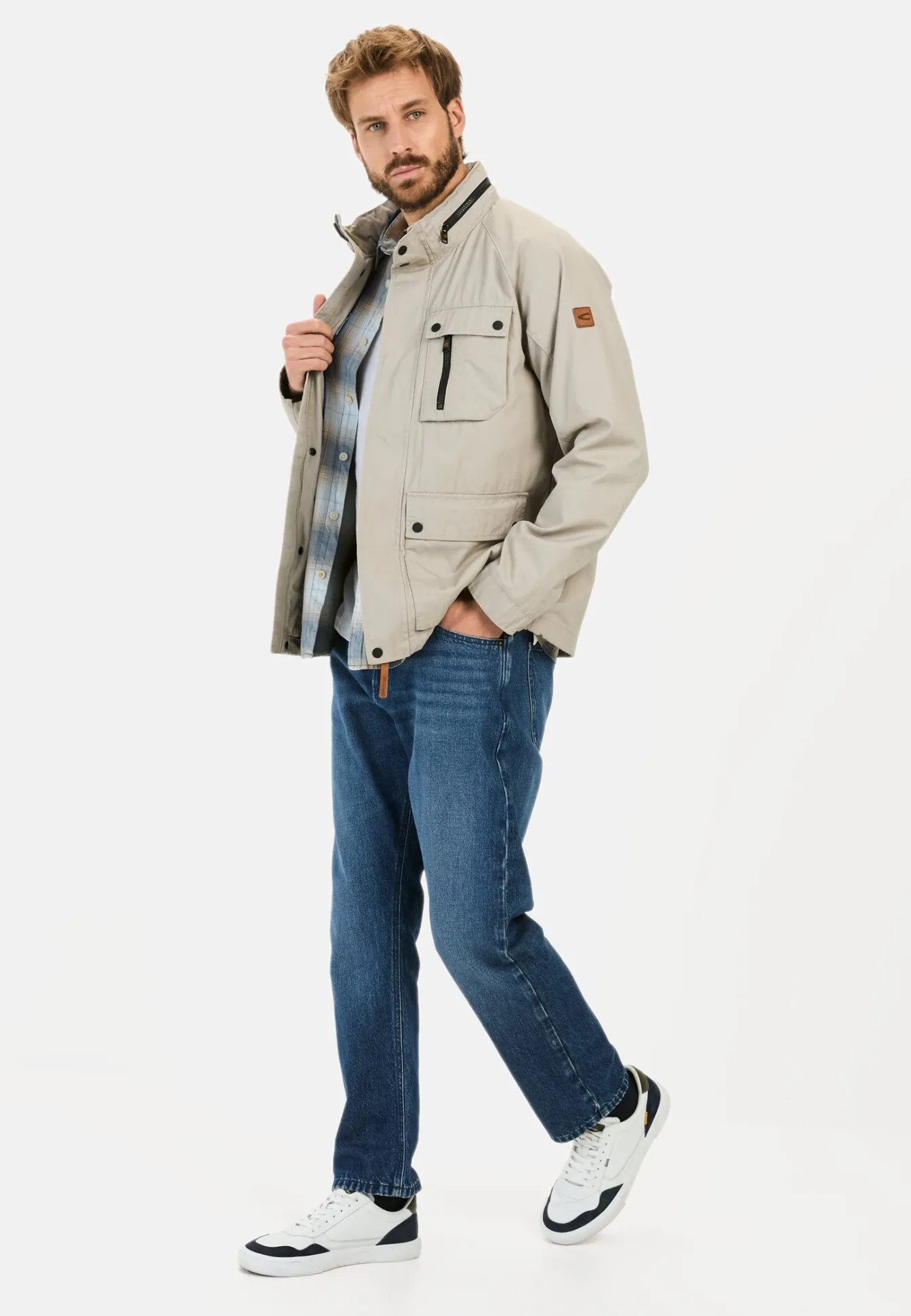 Herren Camel Active Jacken & Westen^Fieldjacket aus reiner Baumwolle