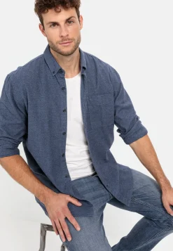 Herren Camel Active Hemden^Flanell Karohemd aus reiner Baumwolle