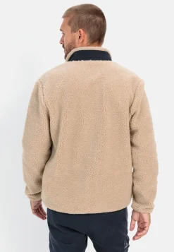 Herren Camel Active Overshirts^Fleece Overshirt mit Stehkragen
