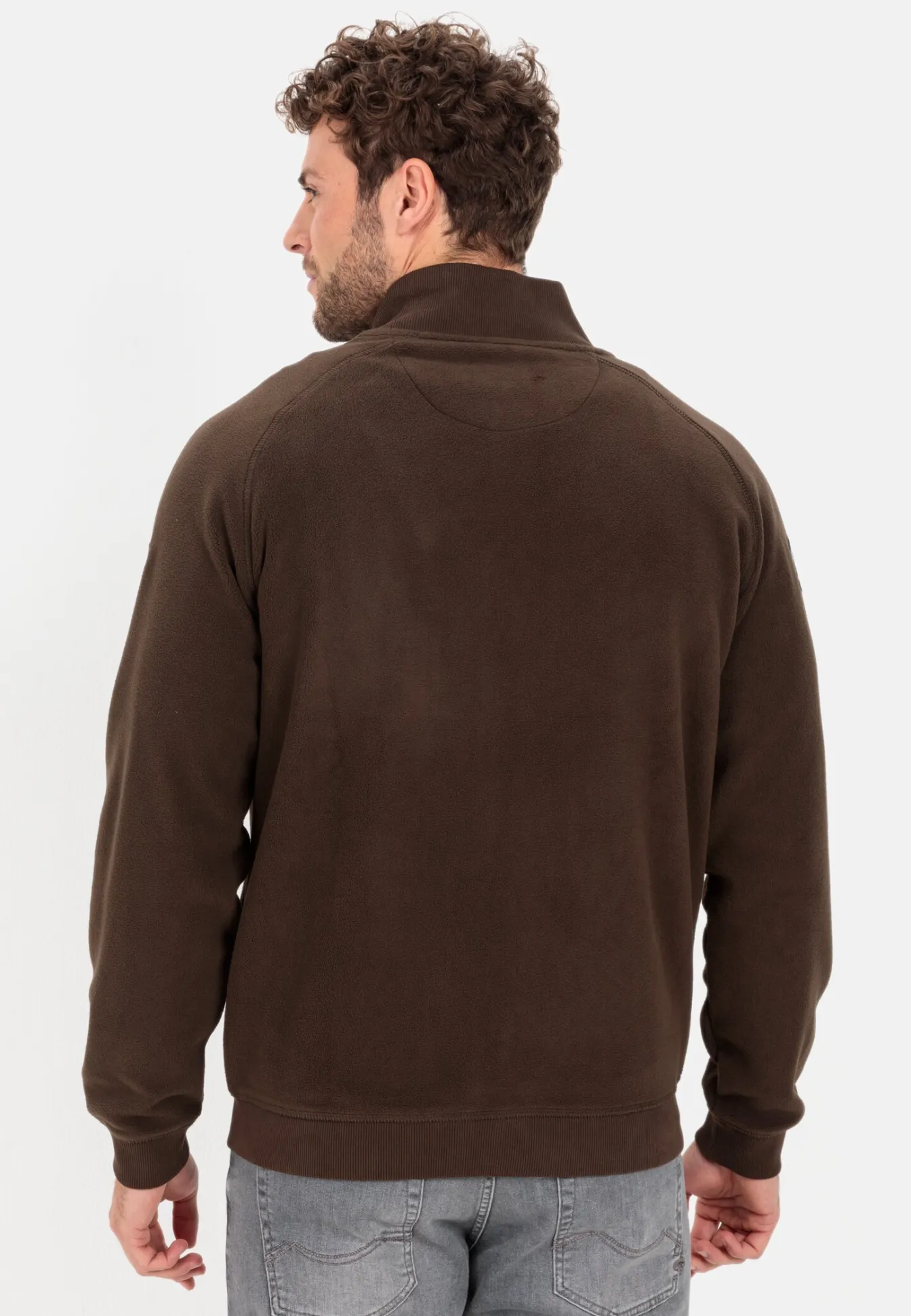 Herren Camel Active Sweatshirts & Hoodies|Jacken & Westen^Fleecejacke aus recyceltem Polyester