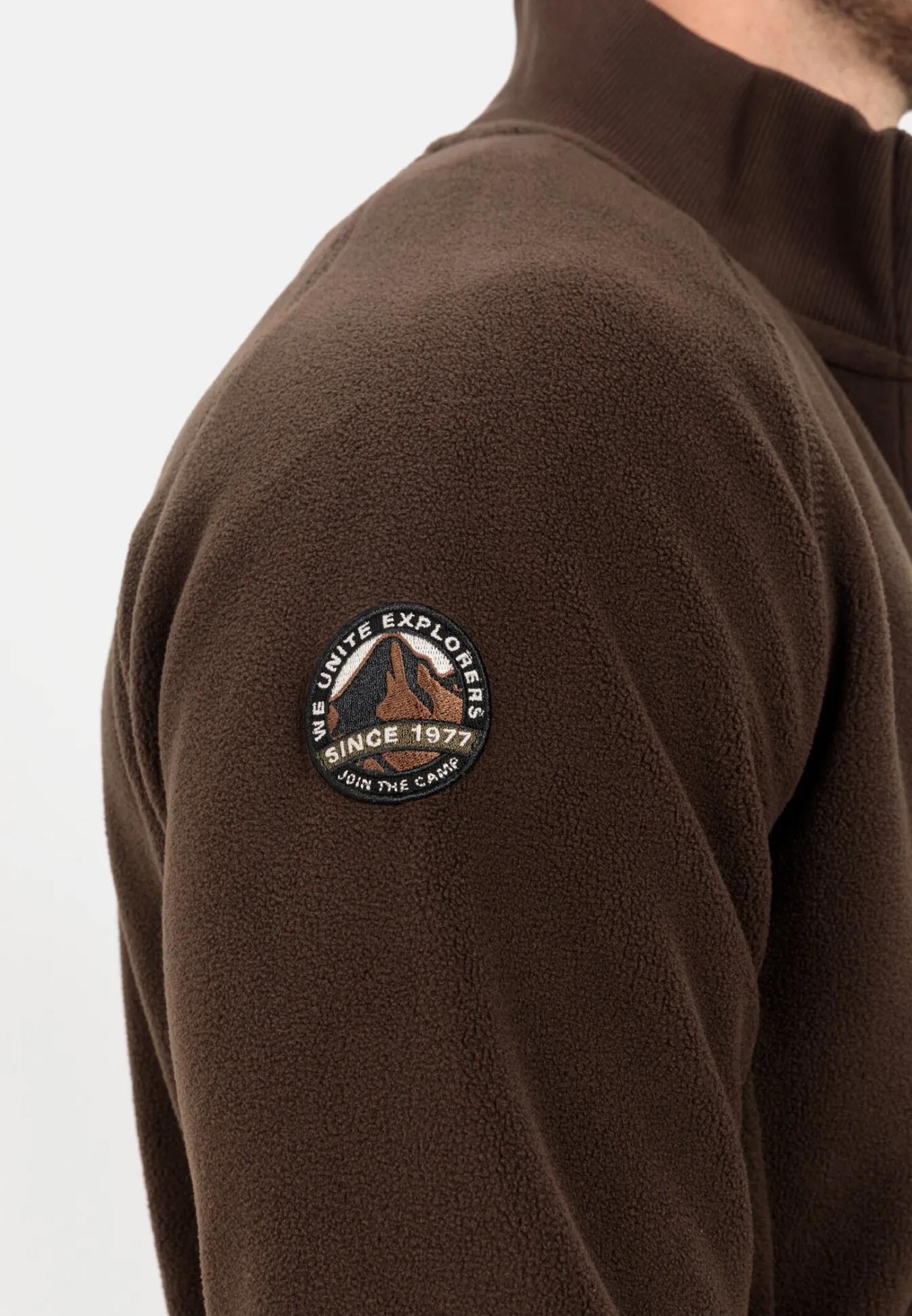 Herren Camel Active Sweatshirts & Hoodies|Jacken & Westen^Fleecejacke aus recyceltem Polyester