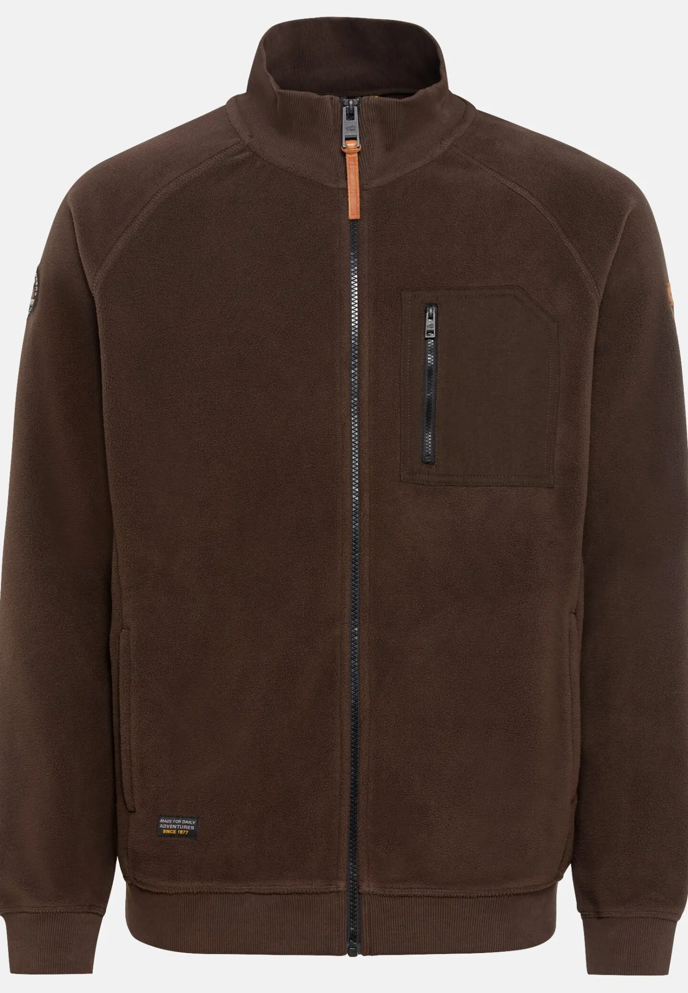 Herren Camel Active Sweatshirts & Hoodies|Jacken & Westen^Fleecejacke aus recyceltem Polyester