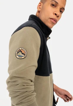 Herren Camel Active Sweatshirts & Hoodies^Fleecejacke aus recyceltem Polyester