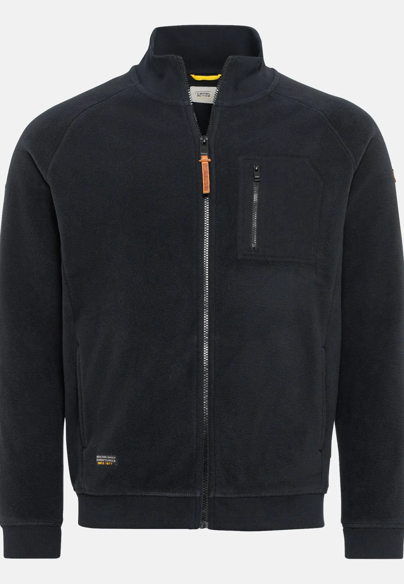 Herren Camel Active Sweatshirts & Hoodies|Jacken & Westen^Fleecejacke aus recyceltem Polyester