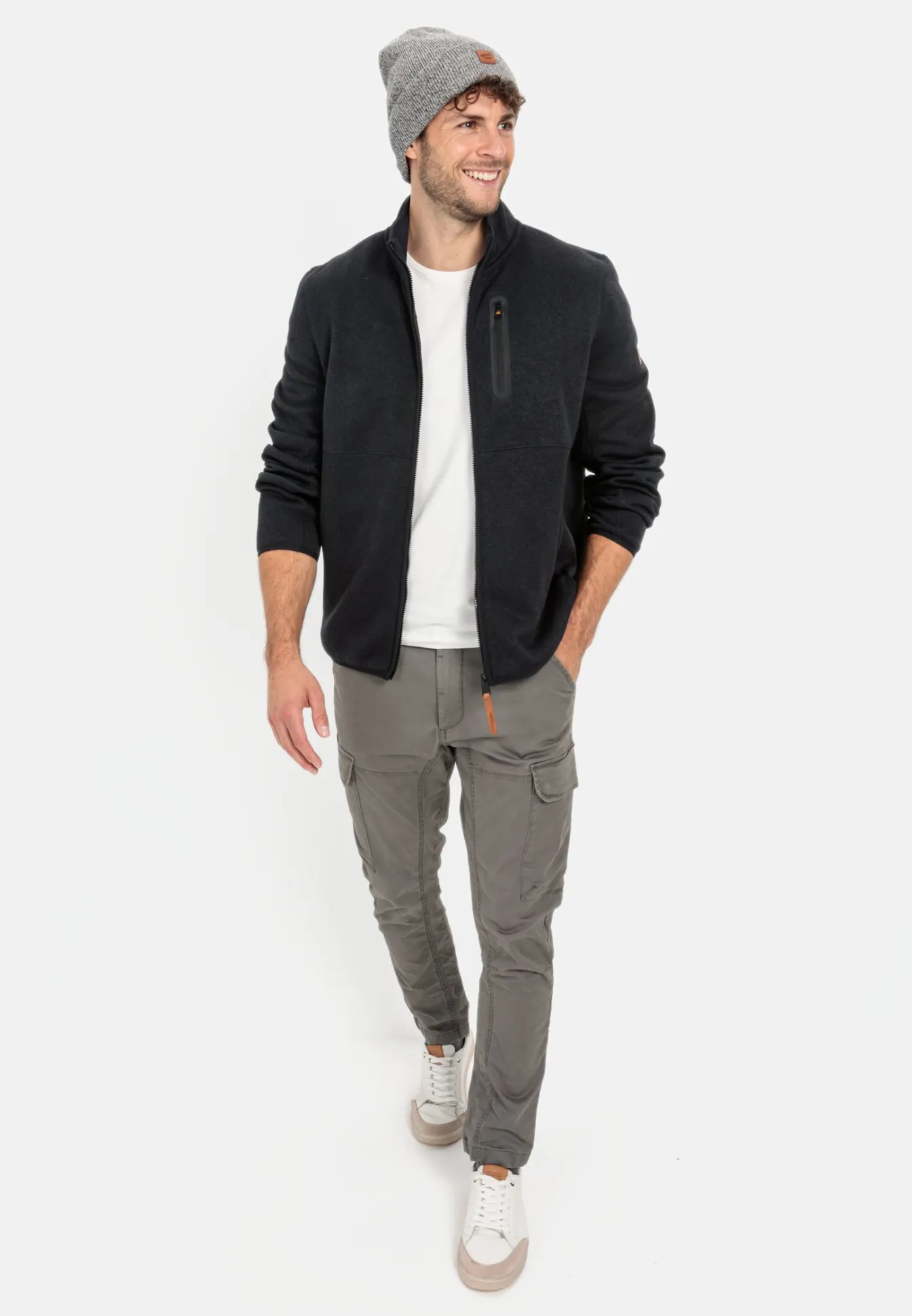 Herren Camel Active Sweatshirts & Hoodies^Fleecejacke mit Reißverschluss