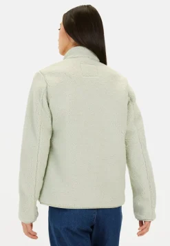 Damen Camel Active Jacken & Westen^Fleecejacke mit Stehkragen