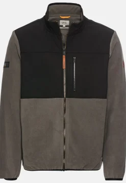Herren Camel Active Sweatshirts & Hoodies|Jacken & Westen^Fleecejacke mit Stehkragen aus recyceltem Material