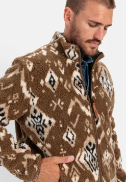 Herren Camel Active Sweatshirts & Hoodies^Fleecejacke mit Stehkragen
