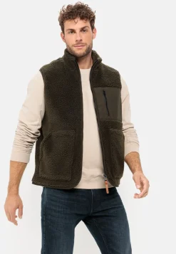 Herren Camel Active Jacken & Westen^Fleeceweste aus recyceltem Polyester