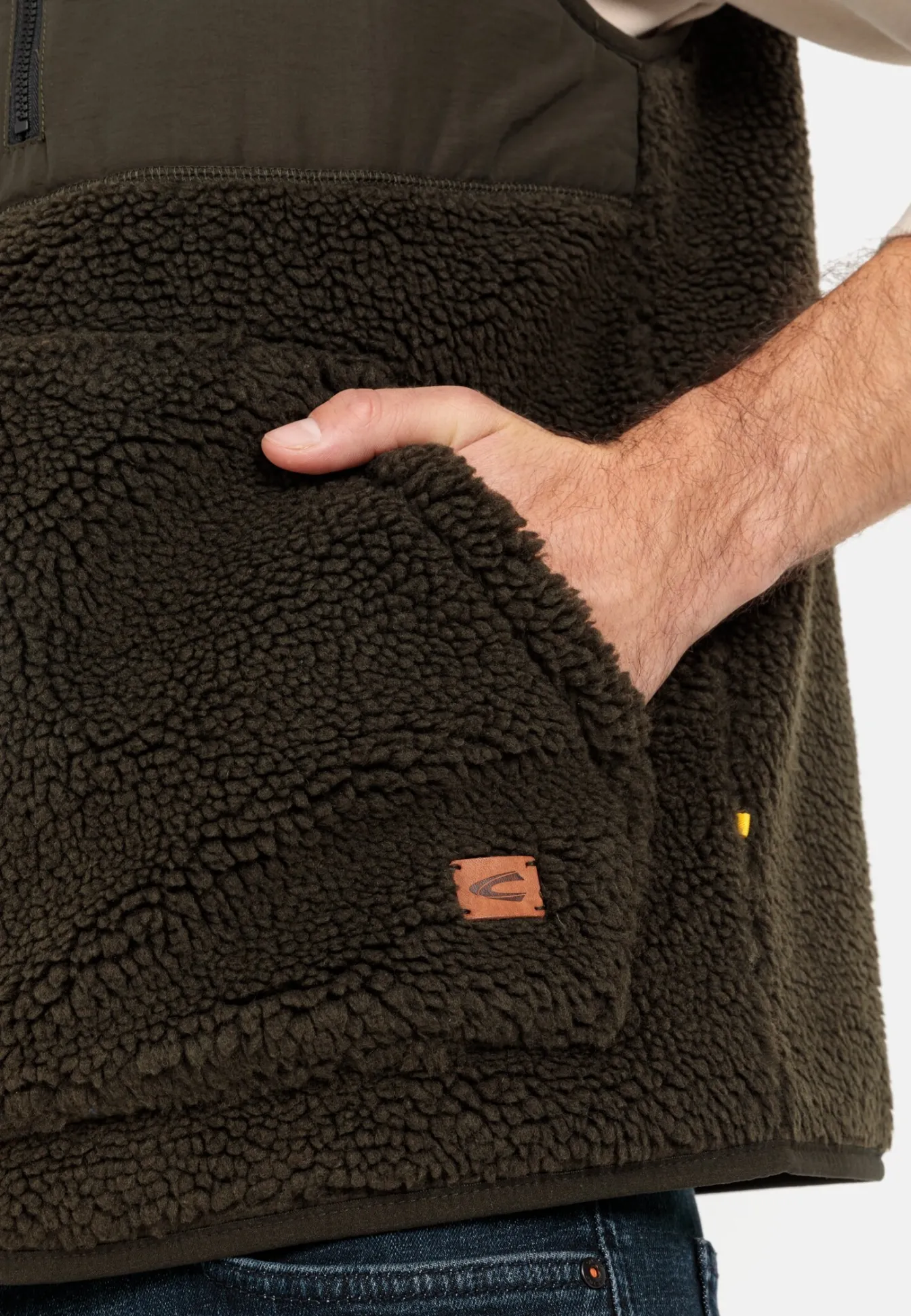 Herren Camel Active Jacken & Westen^Fleeceweste aus recyceltem Polyester
