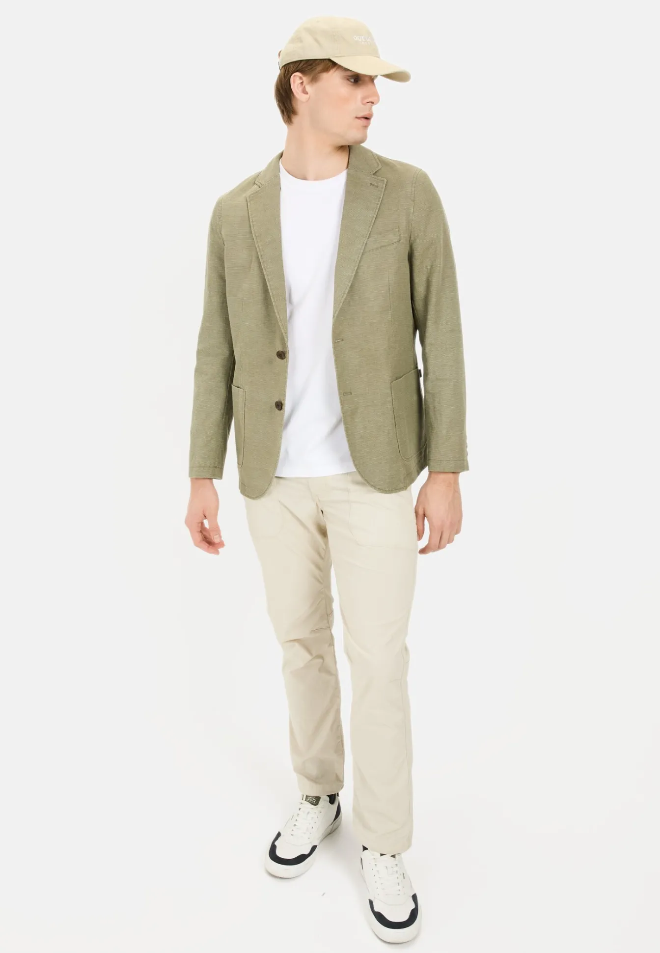 Herren Camel Active Sakkos & Westen^Freizeitblazer mit 2-Knopf-Verschluss